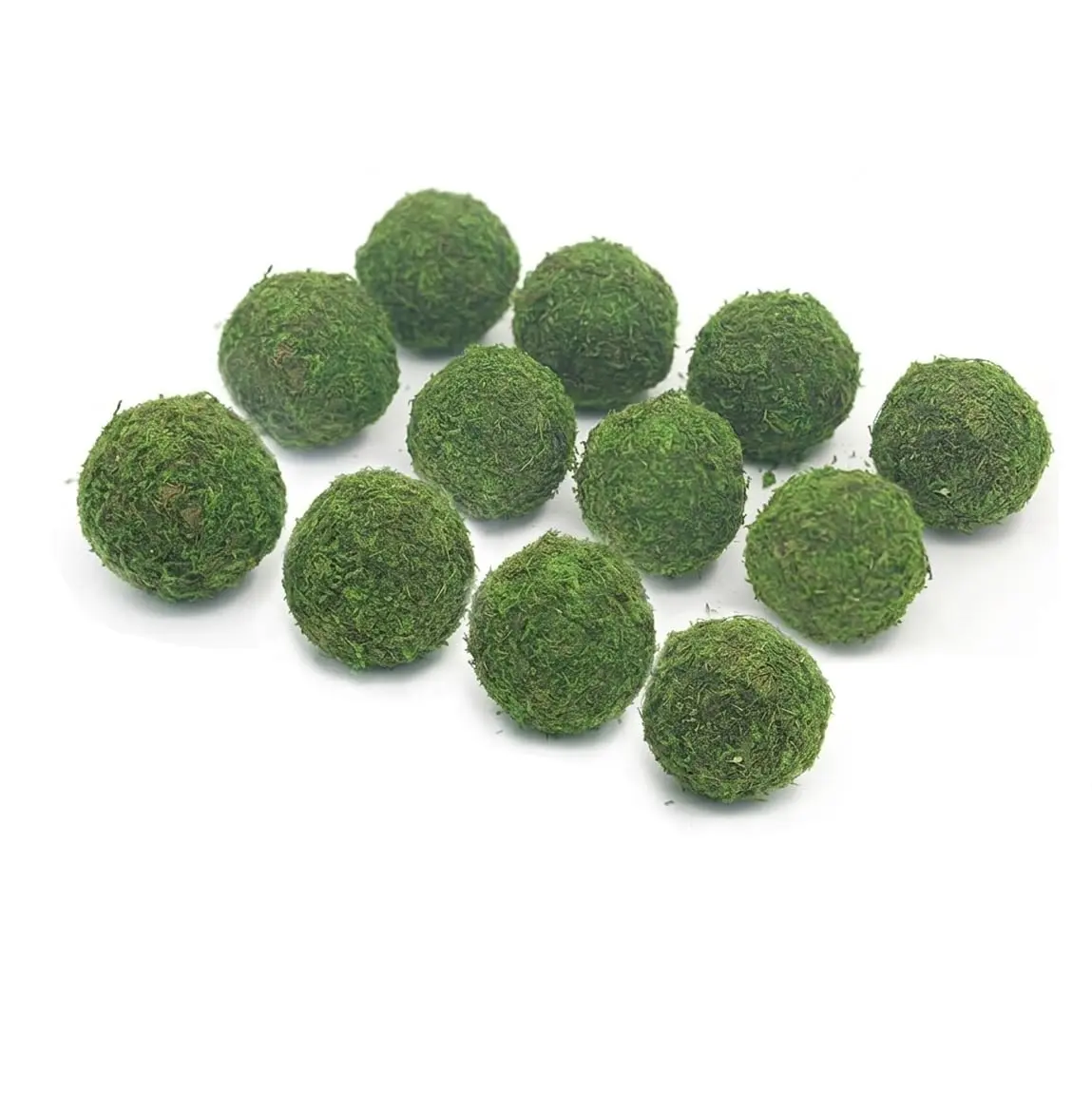 Nice purchase Handmade Natural Green Plant Moss Balls Decorative for Home Party Display Decor Props (2 in) - main product image
