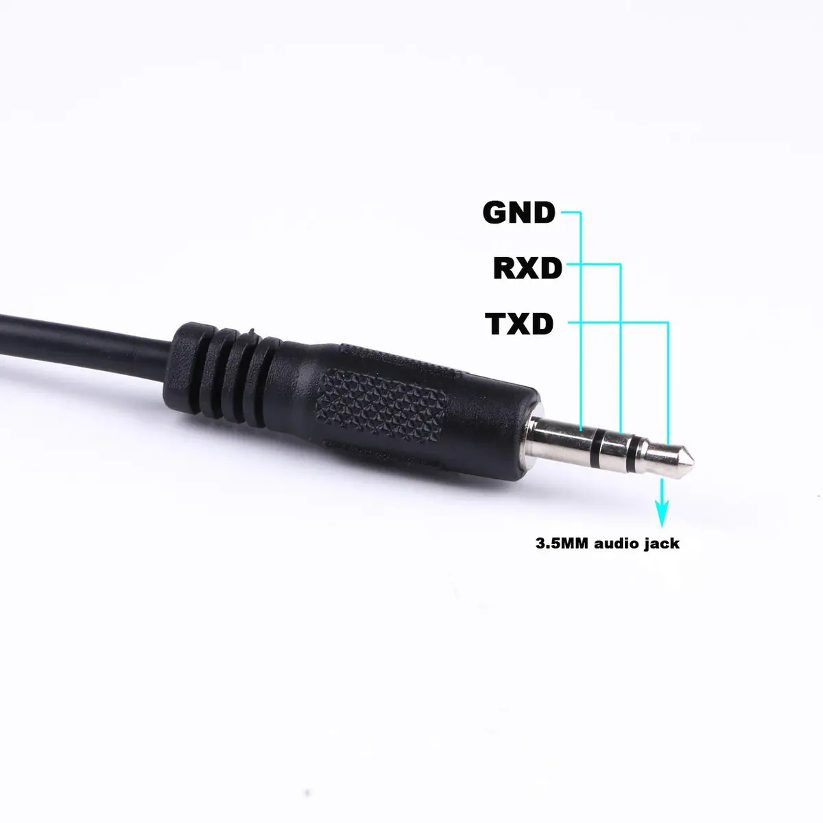 Suamdoen USB to TTL UART 3V3 Serial Cable 6FT | 3.3V TTL to 3.5mm Audio Output Cable - view 4