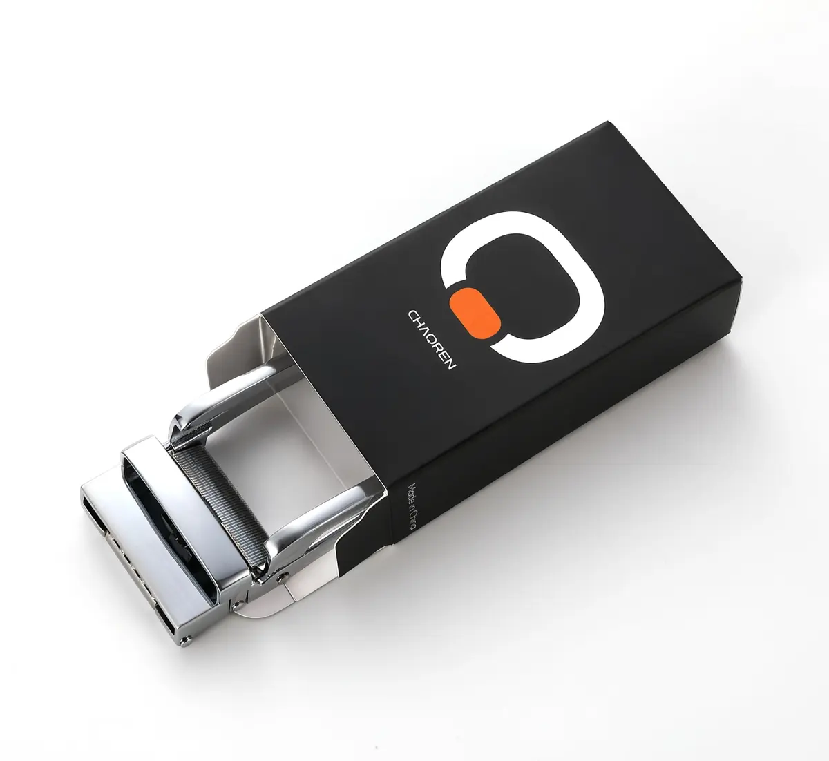 CHAOREN 40mm Ratchet Belt Buckle for 1 3/8 Slide Belt Strap | Adjustable Skeleton Shape - view 7