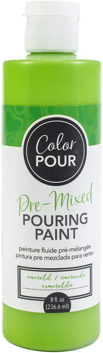 American Crafts Color Pour Paint 8oz Multicolor | Pre-Mixed Pouring Medium, ASTM D4236 Conformance - main product image
