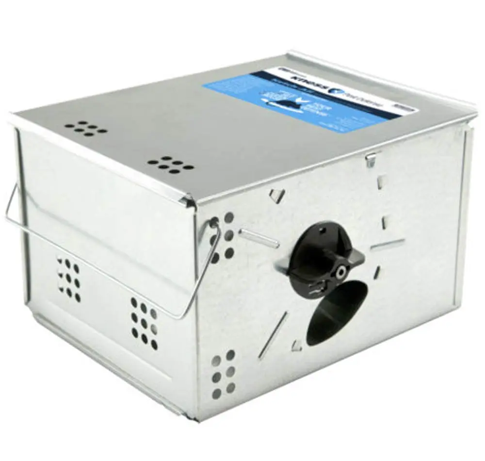 Kness Ketch-All Mousetrap 5 Traps Silver | Multi-Mouse Catcher with Galvanized Steel - main product image