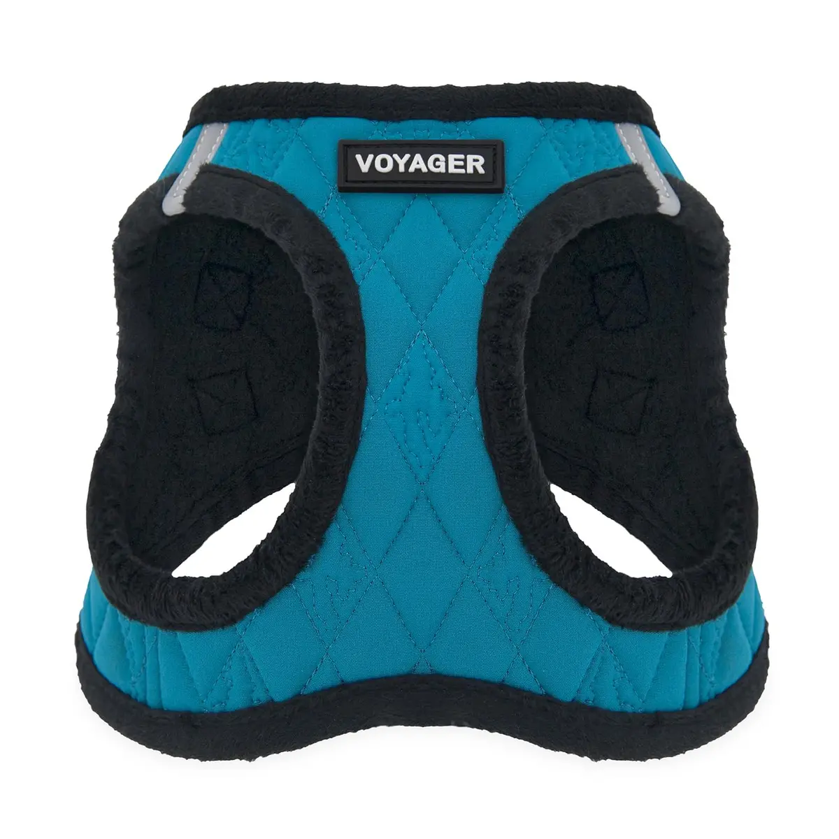 Best Pet Supplies Voyager Step-in Plush Dog Vest Harness -Turquoise Plush, XS | Breathable, Reflective & Easy to Wear - main product image