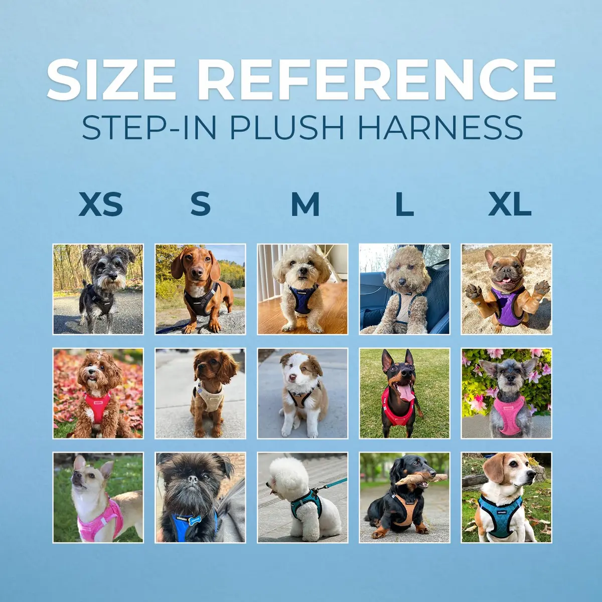 Best Pet Supplies Voyager Step-in Plush Dog Vest Harness -Turquoise Plush, XS | Breathable, Reflective & Easy to Wear - view 6