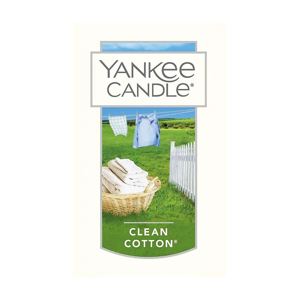 Yankee Candle Gel Car Jar Ultimate Hanging Air Freshener, Clean Cotton Scent, 4 Packs | Odor Neutralizing for Cars & Small Spaces - view 2