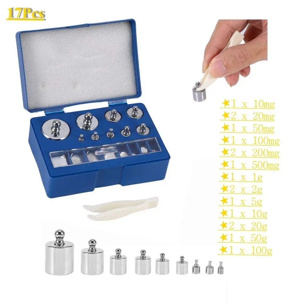 Acogedor Precision Calibration Weight Set 211.1g (7.45 oz) | Laboratory Grade Accuracy for Scales - view 3