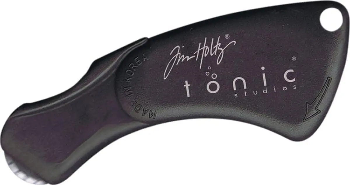 TONIC STUDIOS Tim Holtz Mini Rotary Perforator 18mm | Crafts, Scrapbooking & Rubber Stamping Tool - view 2