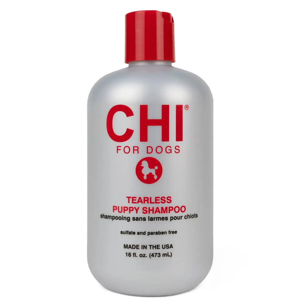 CHI for Dogs Tearless Puppy Shampoo 16 Fl Oz | Gentle, Silk Protein Formula, Hypoallergenic & pH Balanced for Sensitive Eyes - main product image