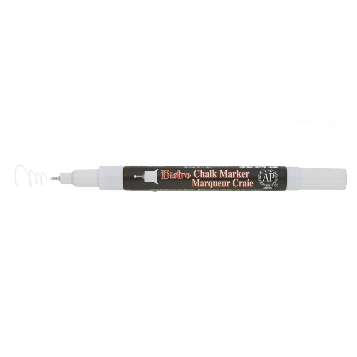 Uchida Bistro Chalk Marker Extra Fine Tip White | Works on Non-Porous Surfaces - view 4