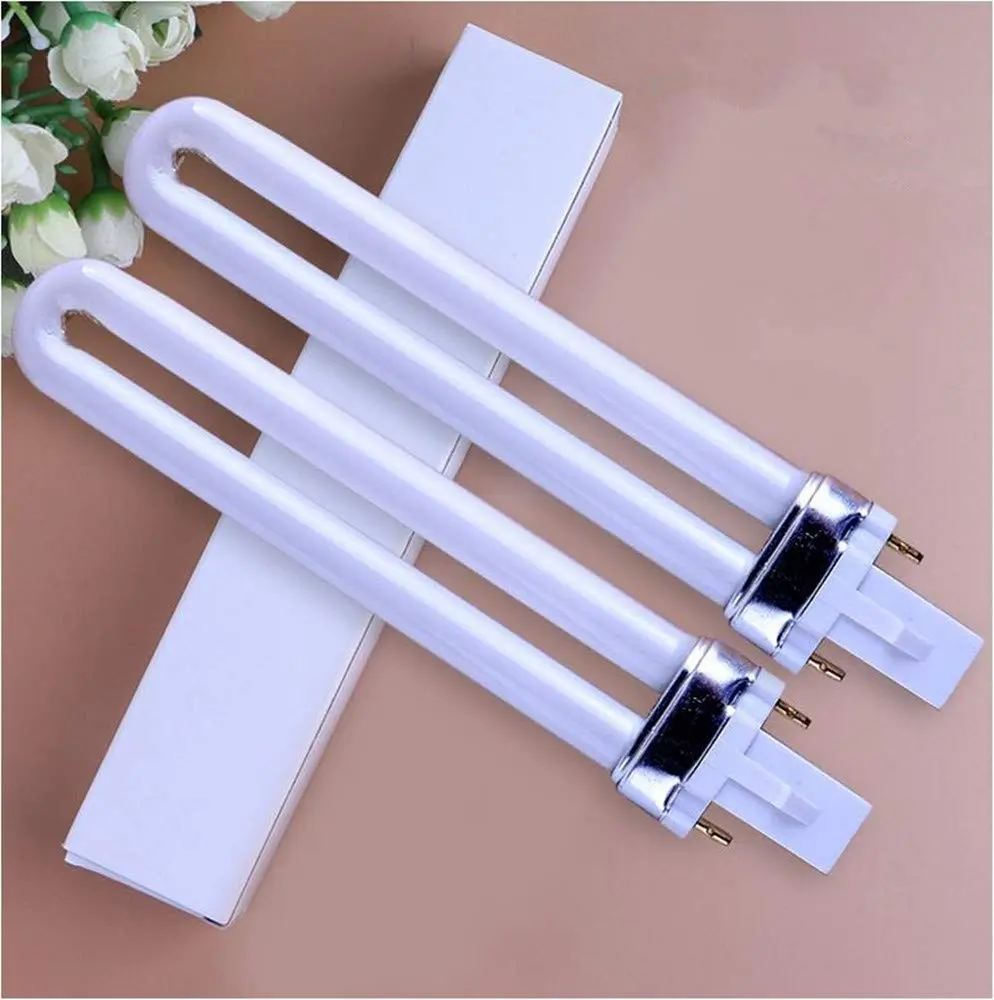 XICHEN 9W UV Replacement Bulb for Nail Dryer Lamp - 365nm, 4-Count Pack | White Light - view 7