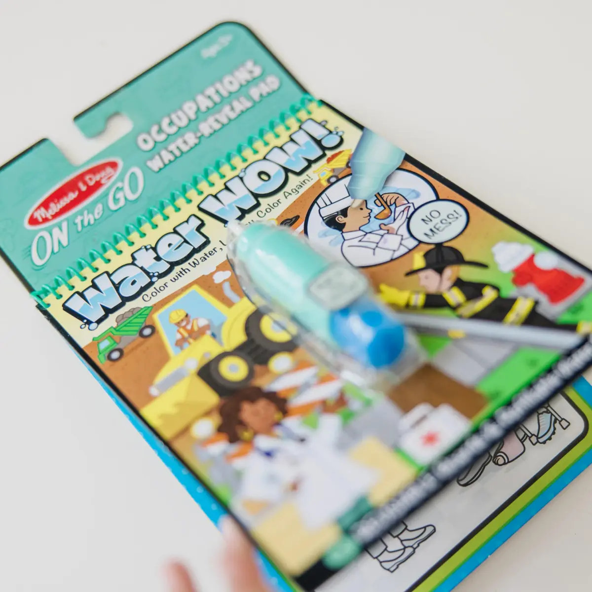Melissa & Doug On The Go Water Wow! Occupations Activity Pad with Refillable Pen | Reusable No-Mess Painting for Kids Ages 3-7 - view 7