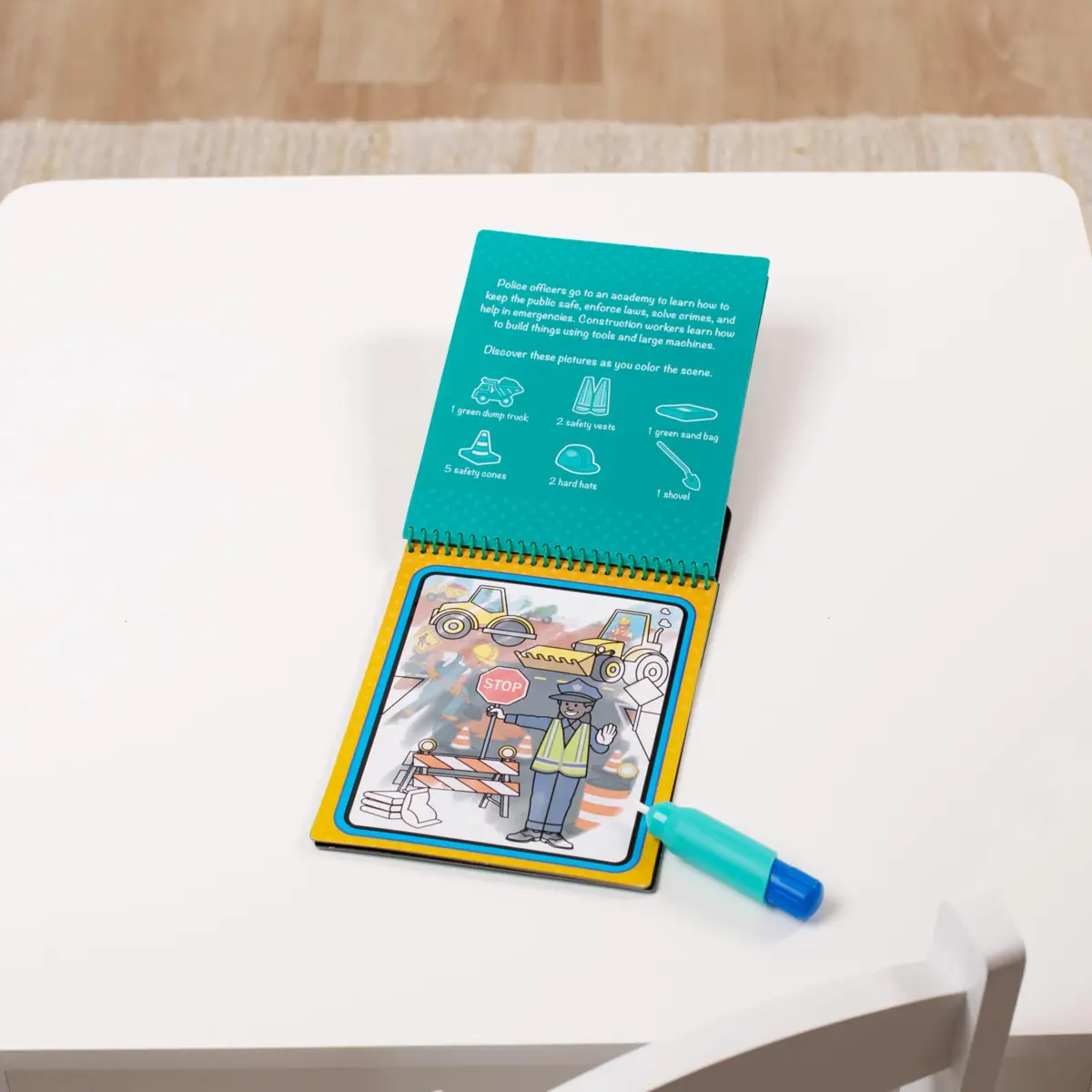 Melissa & Doug On The Go Water Wow! Occupations Activity Pad with Refillable Pen | Reusable No-Mess Painting for Kids Ages 3-7 - view 9