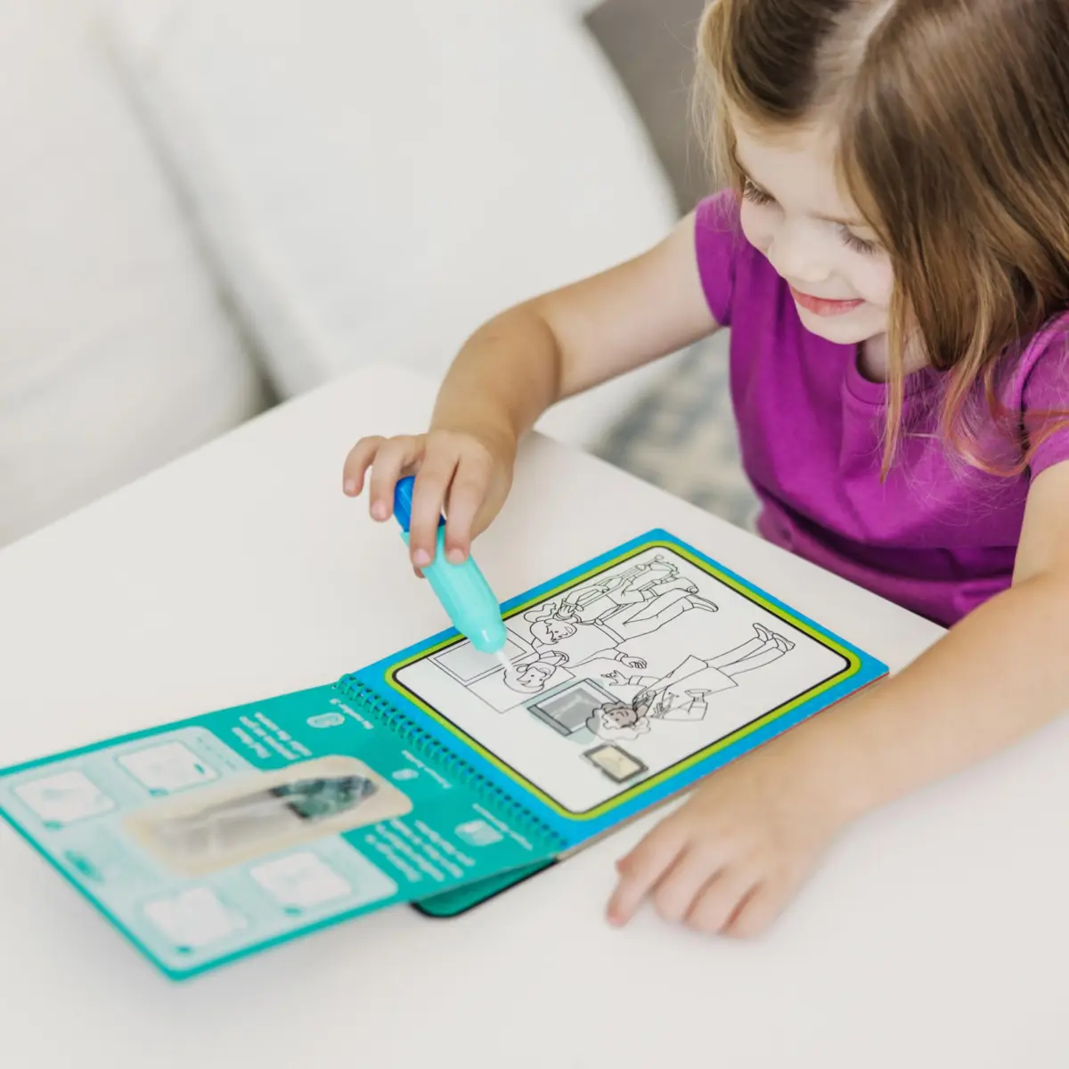 Melissa & Doug On The Go Water Wow! Occupations Activity Pad with Refillable Pen | Reusable No-Mess Painting for Kids Ages 3-7 - view 2