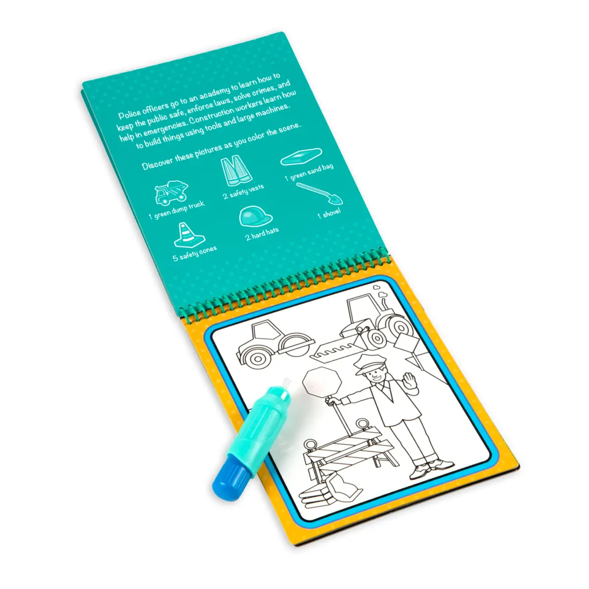 Melissa & Doug On The Go Water Wow! Occupations Activity Pad with Refillable Pen | Reusable No-Mess Painting for Kids Ages 3-7 - view 4