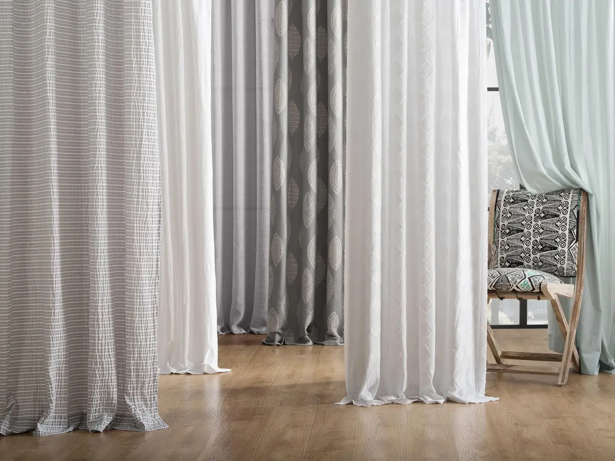 Archaeo Washed 100% Cotton Twist Tab Curtain 52" x 63" | Elegant Semi-Sheer Cotton Panel - view 8