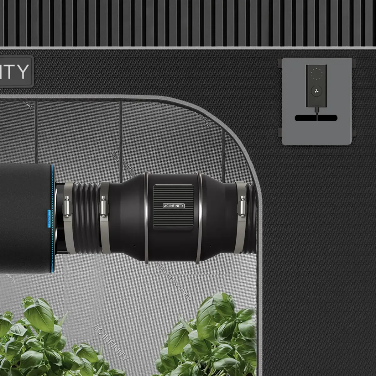AC Infinity CLOUDLINE S8 PRO 8-Inch Inline Duct Fan 807 CFM | Quiet EC Motor Ventilation for Grow Tents - view 7