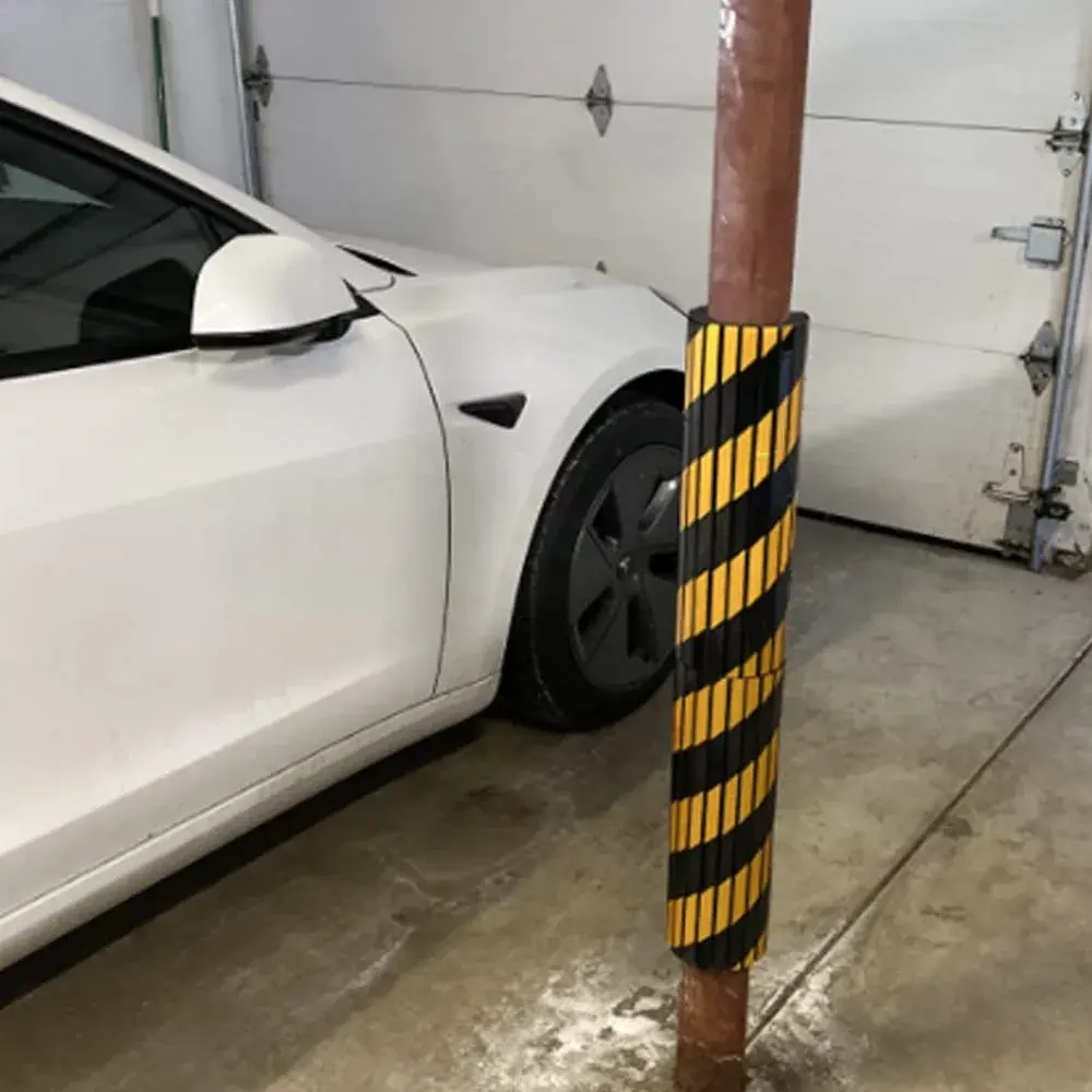 GUEQUITLEX Garage Wall Protector Foam Wall Bumper Column Guard for Parking Lot 2 Pack | 40cm x 25cm x 2cm - view 7