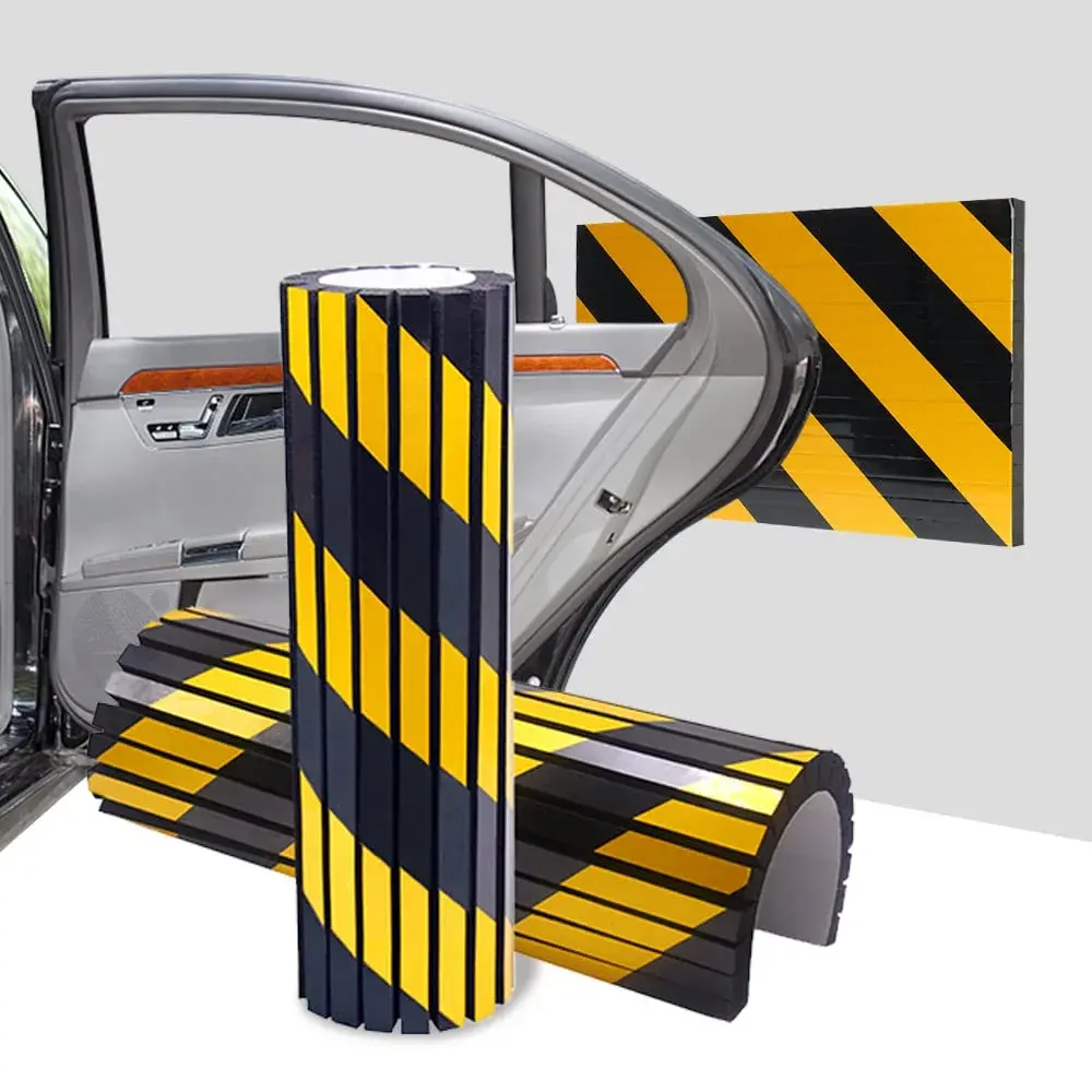 GUEQUITLEX Garage Wall Protector Foam Wall Bumper Column Guard for Parking Lot 2 Pack | 40cm x 25cm x 2cm - view 2