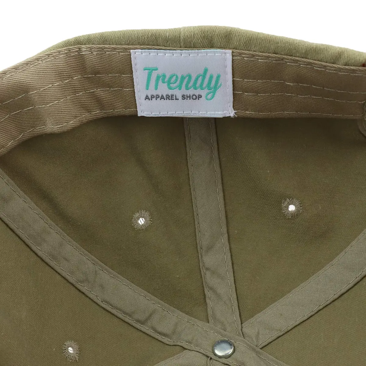 Trendy Apparel Shop Oversize XXL Pigment Dyed Washed Cotton Baseball Cap 65cm | Khaki - view 4