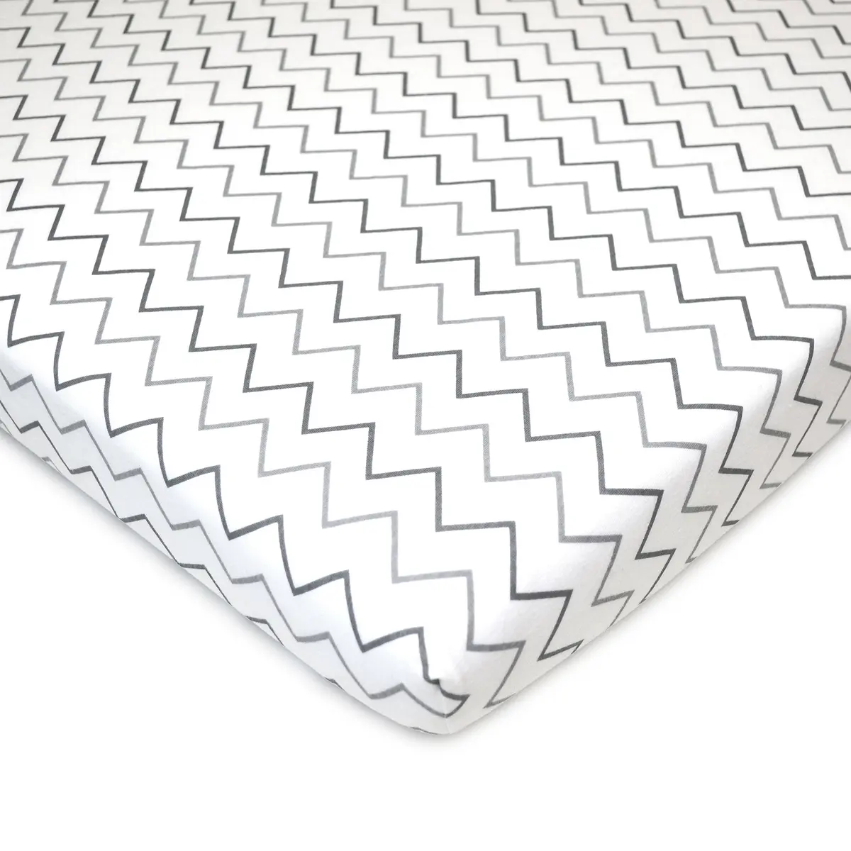 American Baby Company 3 Pack Fitted Mini Crib Sheet 38x24" | Snug Cotton Fit for Baby's Comfort - view 6