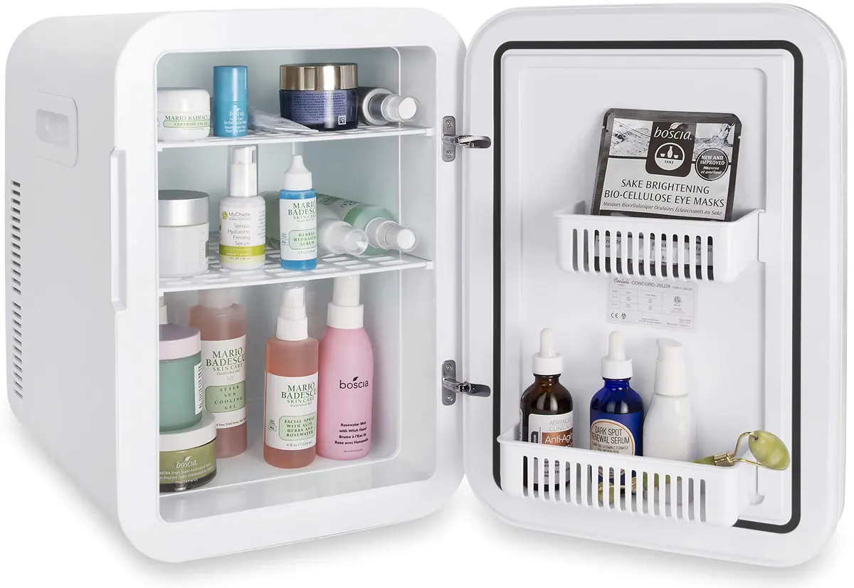 Cooluli 20L Mini Fridge for Bedroom, Car & Dorm - Digital Temp Control, EcoMax Technology, Blue - view 3