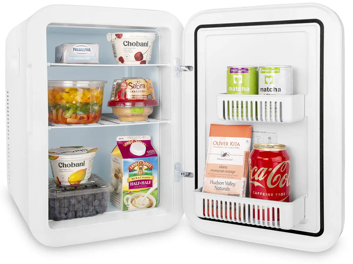Cooluli 20L Mini Fridge for Bedroom, Car & Dorm - Digital Temp Control, EcoMax Technology, Blue - view 4