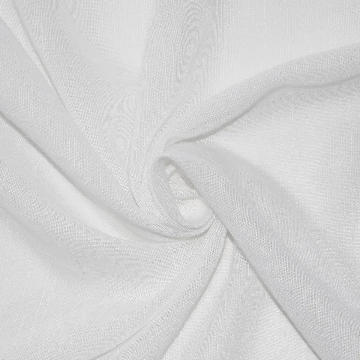 Archaeo Slub Textured Linen Blend Grommet Top Curtain, 52" x 84" | Rustic Organic Look - view 7