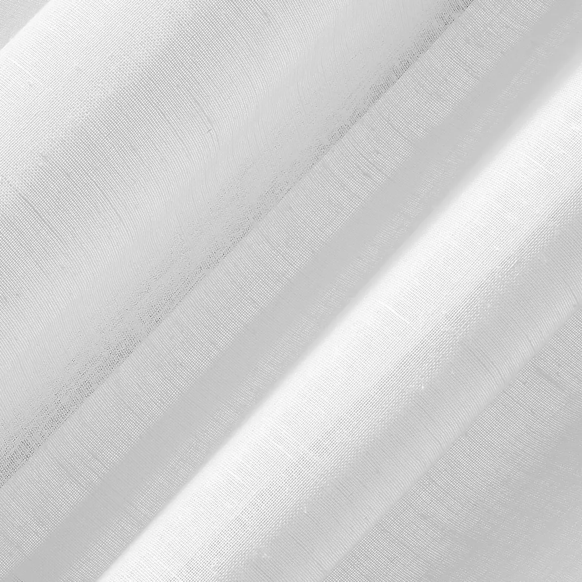 Archaeo Slub Textured Linen Blend Grommet Top Curtain, 52" x 84" | Rustic Organic Look - view 3