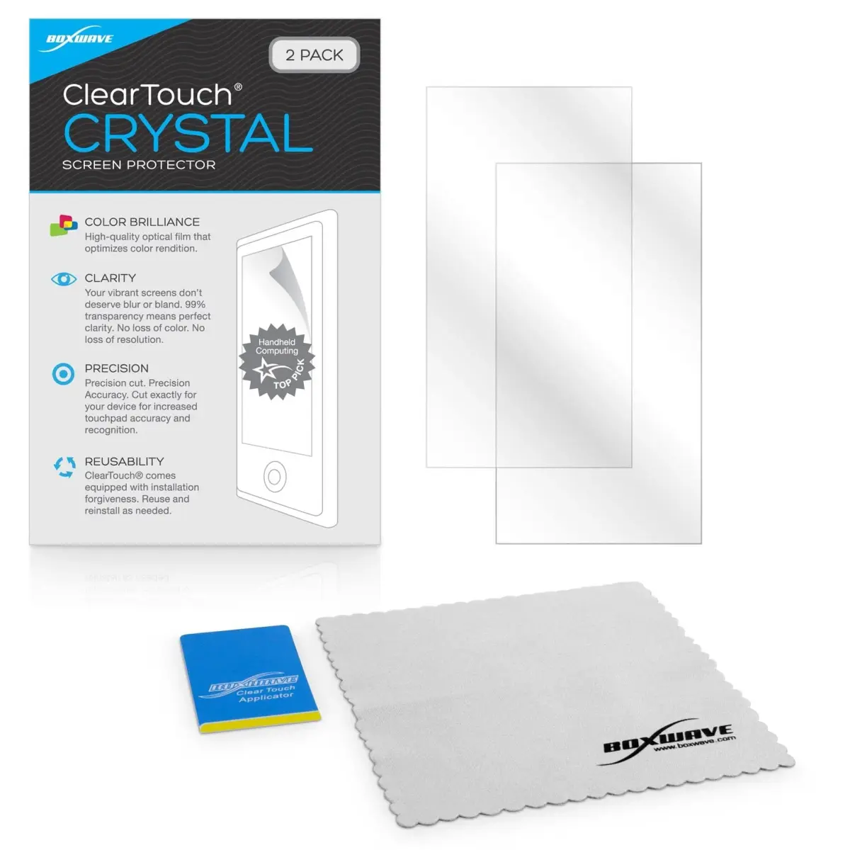 BoxWave ClearTouch Crystal Screen Protector for Sony Cyber-Shot DSC-HX99 | 2-Pack HD Film Skin - view 6
