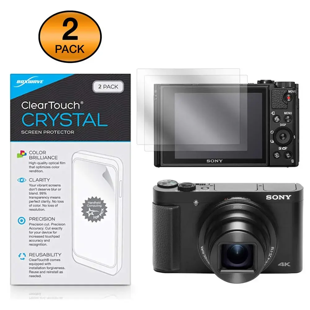 BoxWave ClearTouch Crystal Screen Protector for Sony Cyber-Shot DSC-HX99 | 2-Pack HD Film Skin - view 2