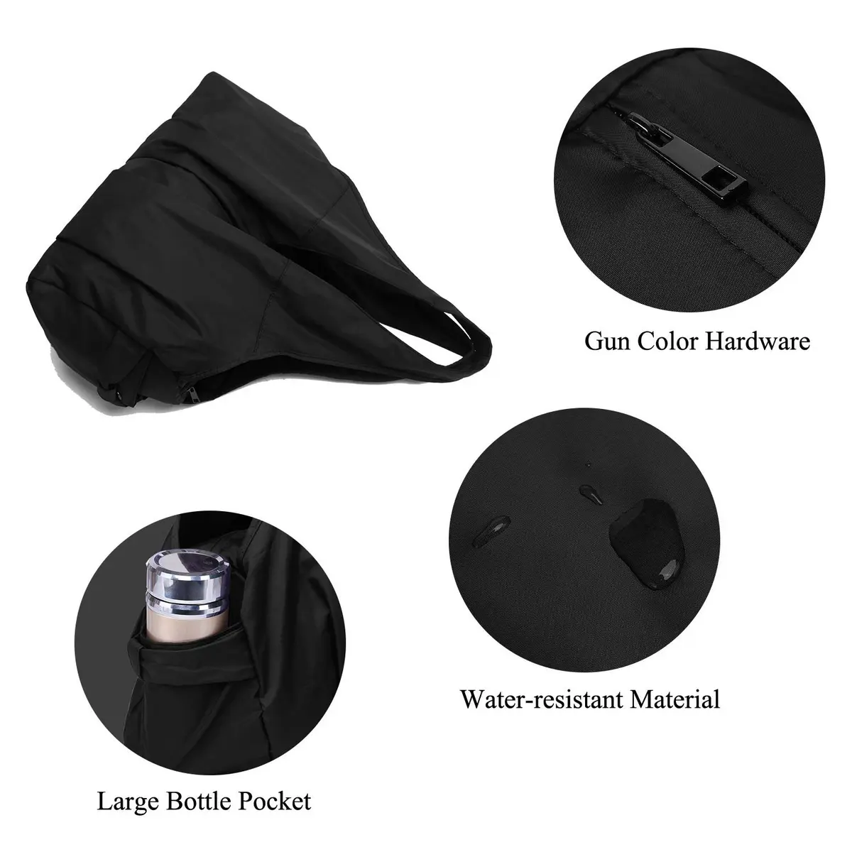 VOLGANIK ROCK Waterproof Large Capacity Women’s Handbag 16.2" Nylon Travel Tote - view 8