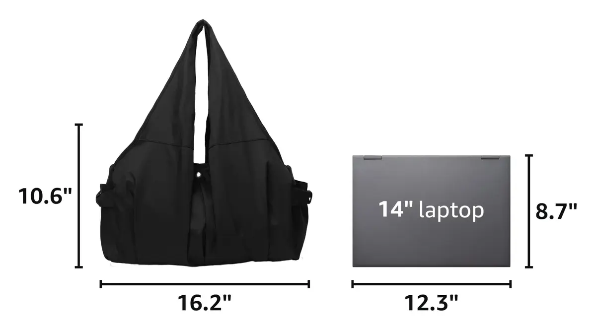 VOLGANIK ROCK Waterproof Large Capacity Women’s Handbag 16.2" Nylon Travel Tote - view 3