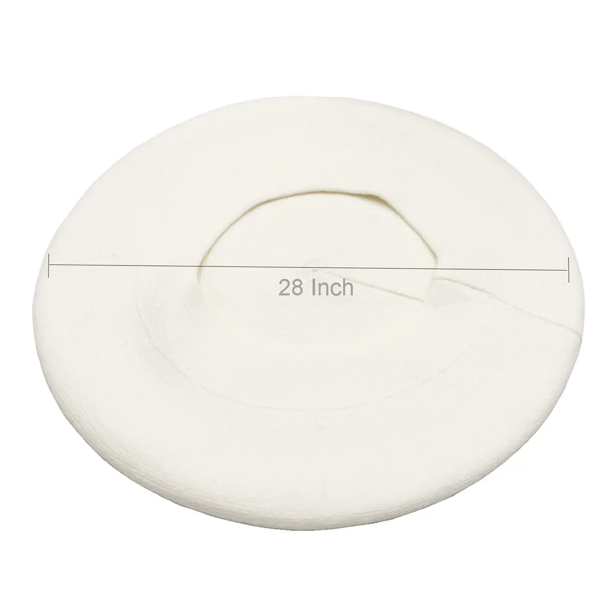 Wheebo Reversible White Beret Hat for Women & Girls | Classic French Style (54-60cm) - view 4