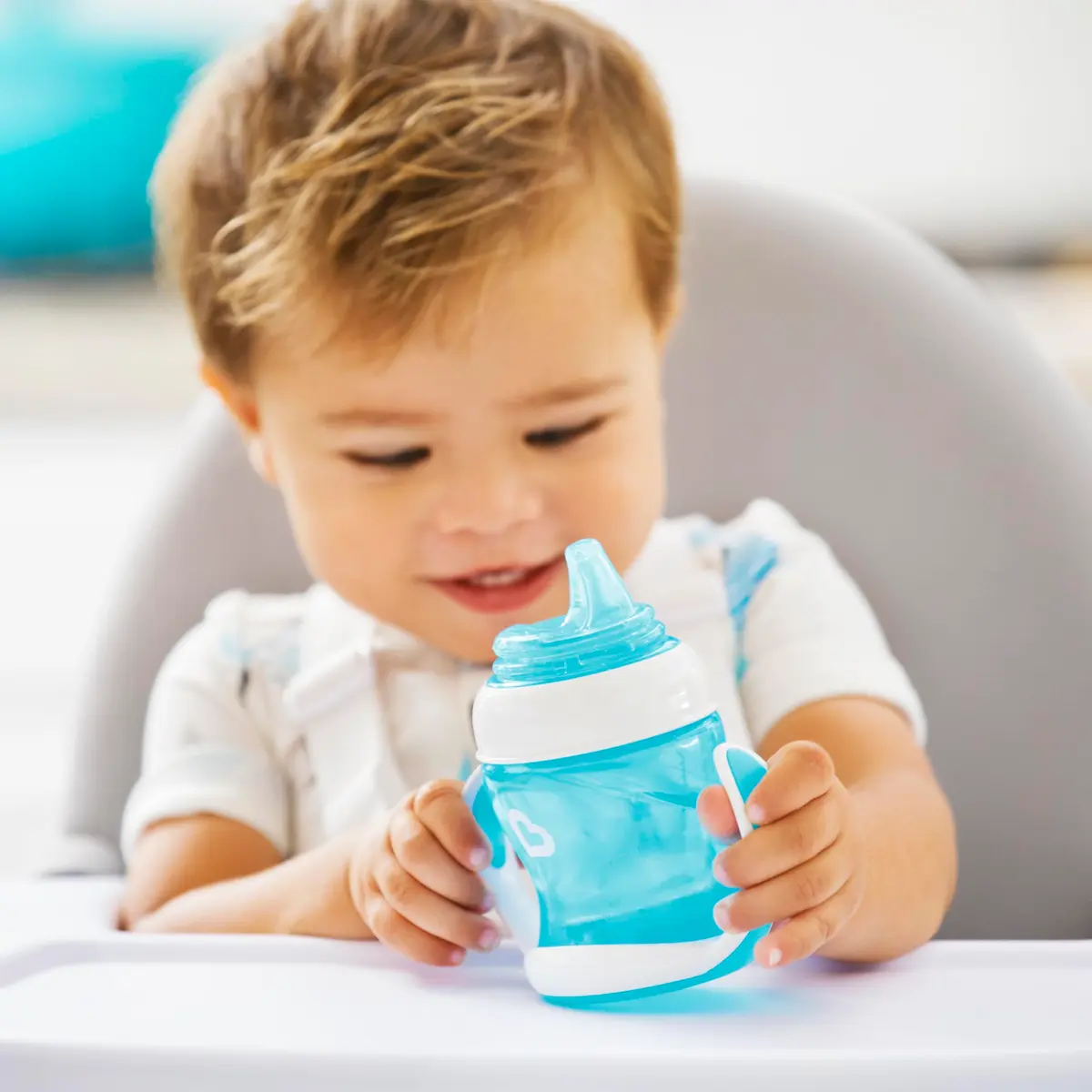 Munchkin Gentle Transition Baby Sippy Cup, Spill Proof, 4 Ounce, 2 Pack | Soft Silicone Spout & Handles for 4+ Months - view 2