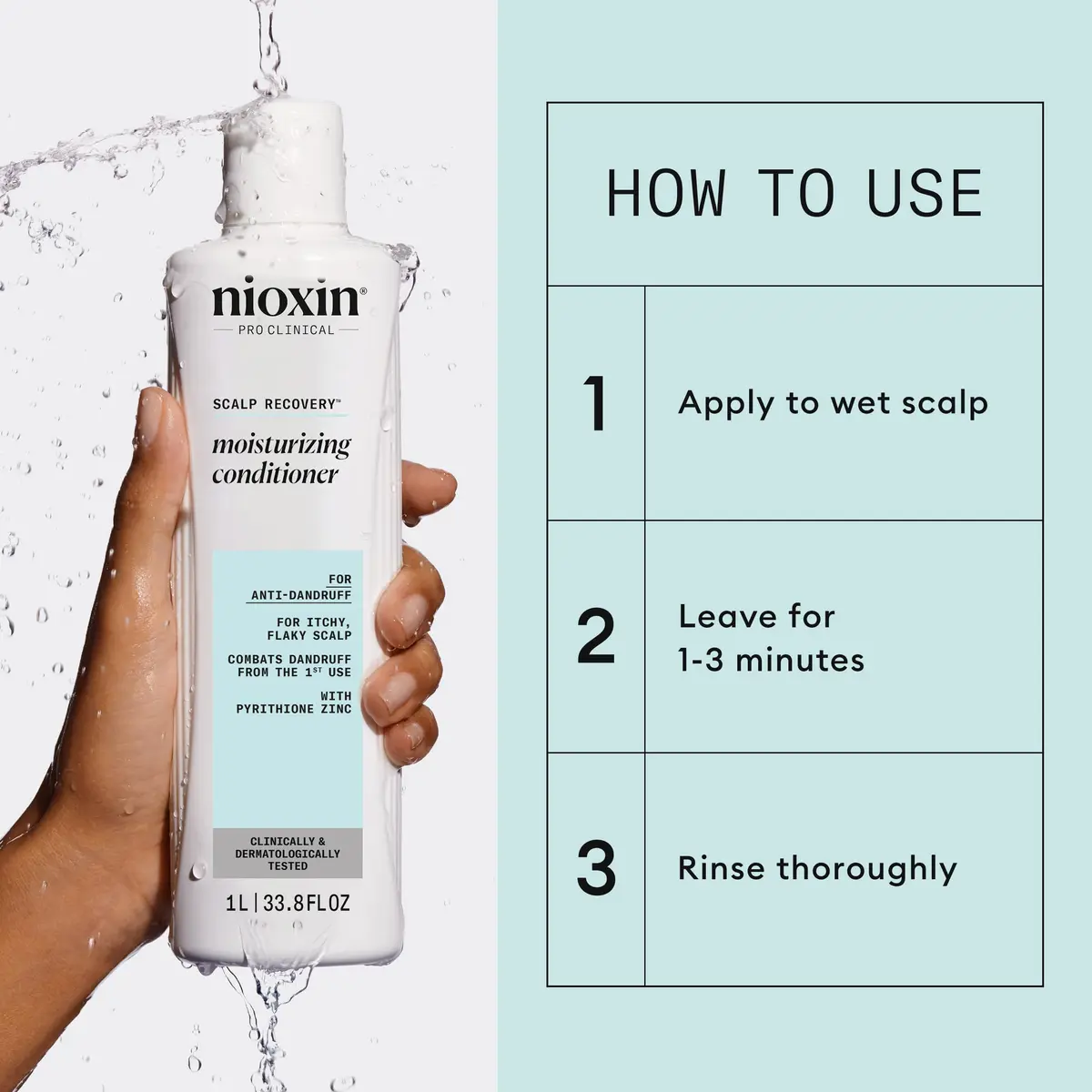NIOXIN Scalp Recovery Moisturizing Conditioner 33.8 Fl Oz | For Itchy, Flaky Scalp & Dandruff Relief - view 6