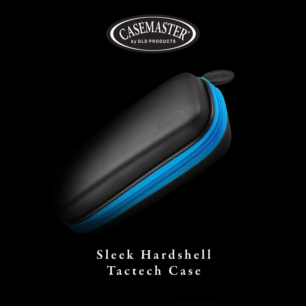 Casemaster Sentry Slim 6 Dart Case Blue Zipper | Heavy-Duty EVA Shell for 6 Darts - view 7