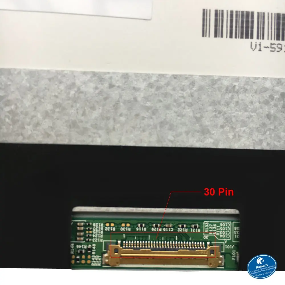 Rinbers 11.6" WXGA HD LCD LED Screen Display 30 Pin EDP with Side Brackets for HP Chromebook 11 G3-G9 EE, ProBook 11 G2, Stream 11 Pro G3 Series | Non-Touch Replacement - view 8
