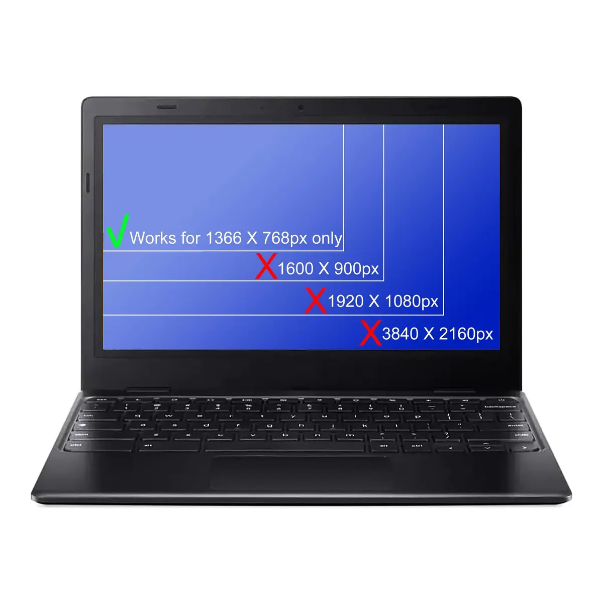 Rinbers 11.6" WXGA HD LCD LED Screen Display 30 Pin EDP with Side Brackets for HP Chromebook 11 G3-G9 EE, ProBook 11 G2, Stream 11 Pro G3 Series | Non-Touch Replacement - view 9