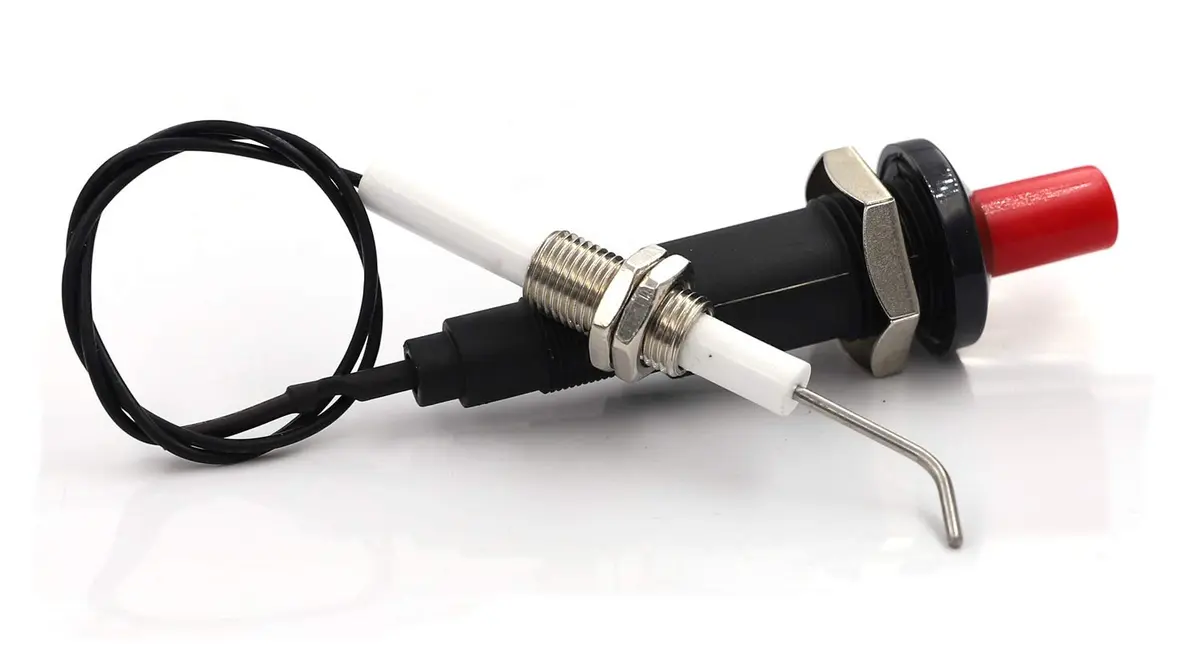 METER STAR Push Button Piezo Igniter with 11.8" Ceramic Electrode Wire Set of 2 | Universal Gas Grill & Range Spark Generator - view 3