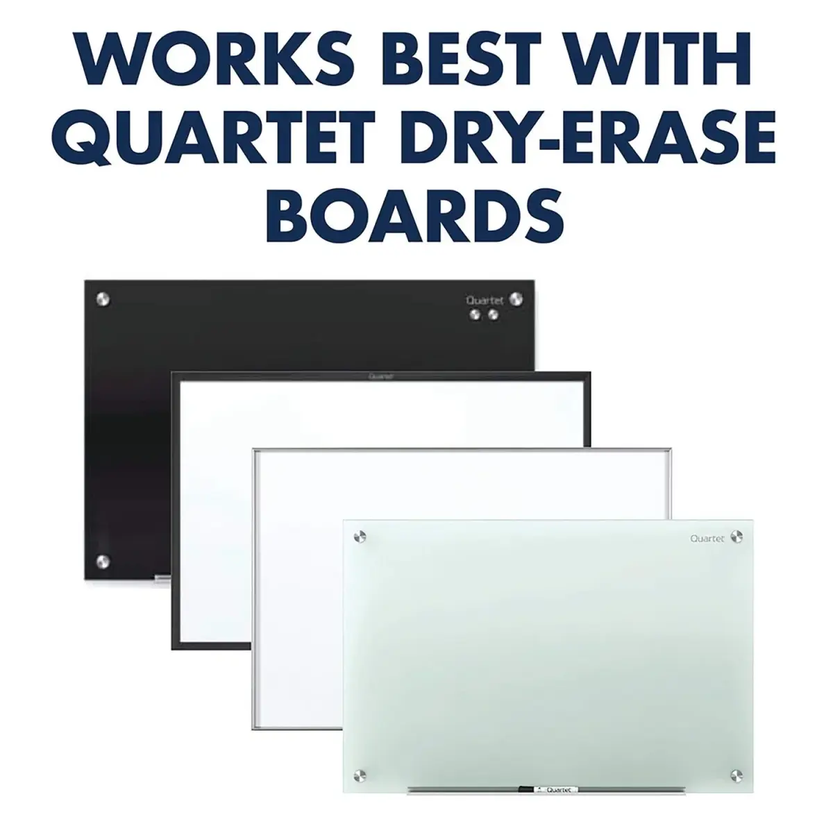 Quartet Premium Max Clean Dry Erase Board Eraser 16.1cm (6.34") with Magnetic Caddy | Cleans Boards Effortlessly - view 6