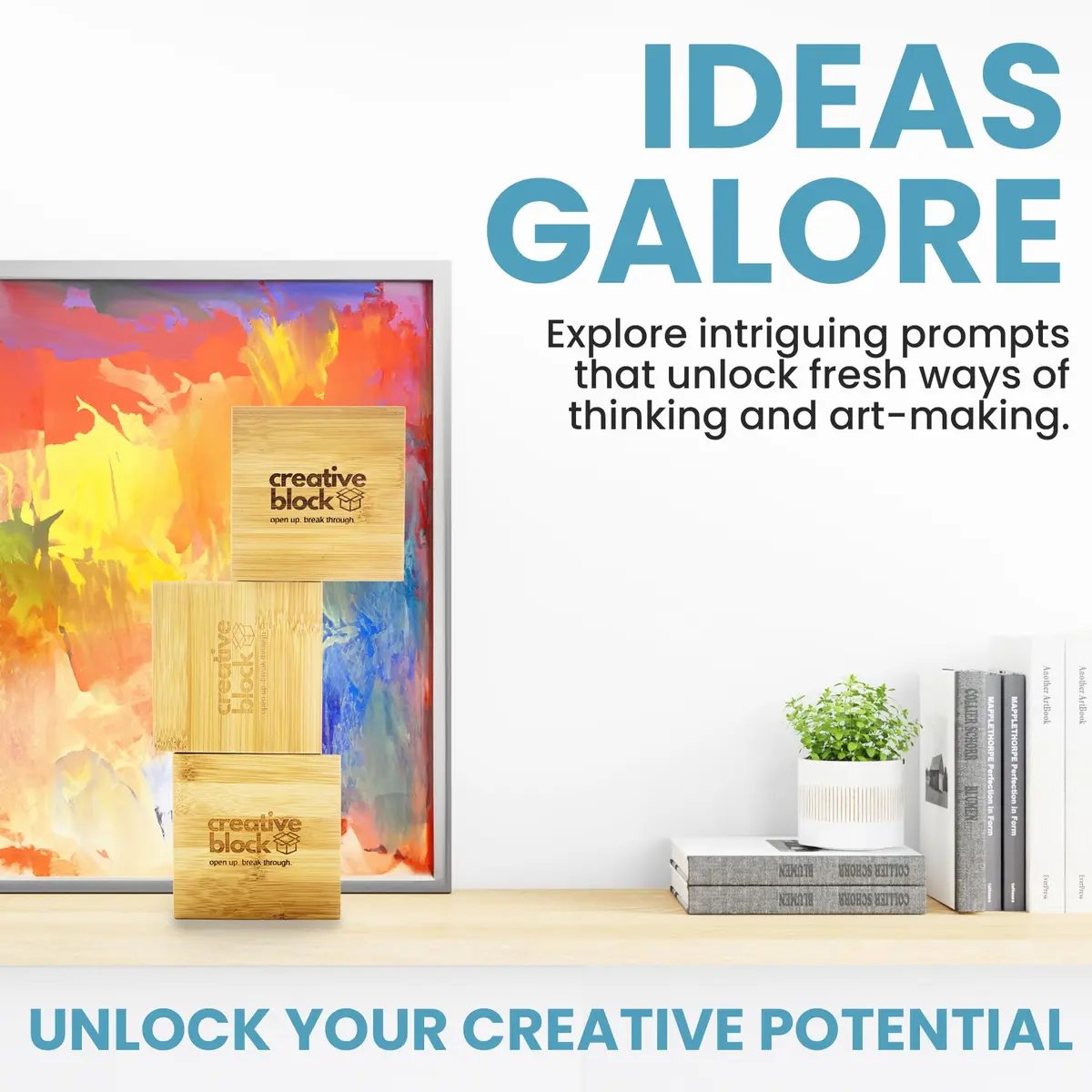 Creative Block Cards for Writers, Artists, Creators | 100+ Inspiration Prompts to Overcome Mental Blocks - view 8