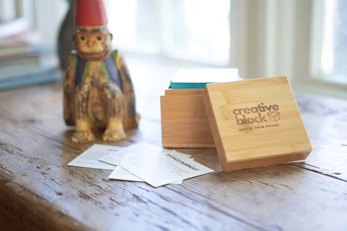 Creative Block Cards for Writers, Artists, Creators | 100+ Inspiration Prompts to Overcome Mental Blocks - view 9