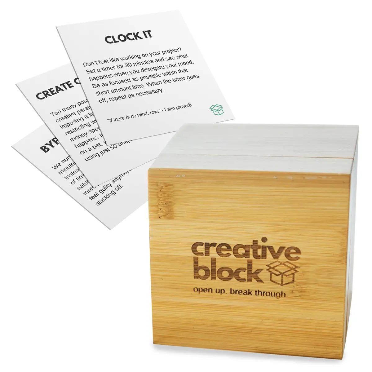 Creative Block Cards for Writers, Artists, Creators | 100+ Inspiration Prompts to Overcome Mental Blocks - view 10