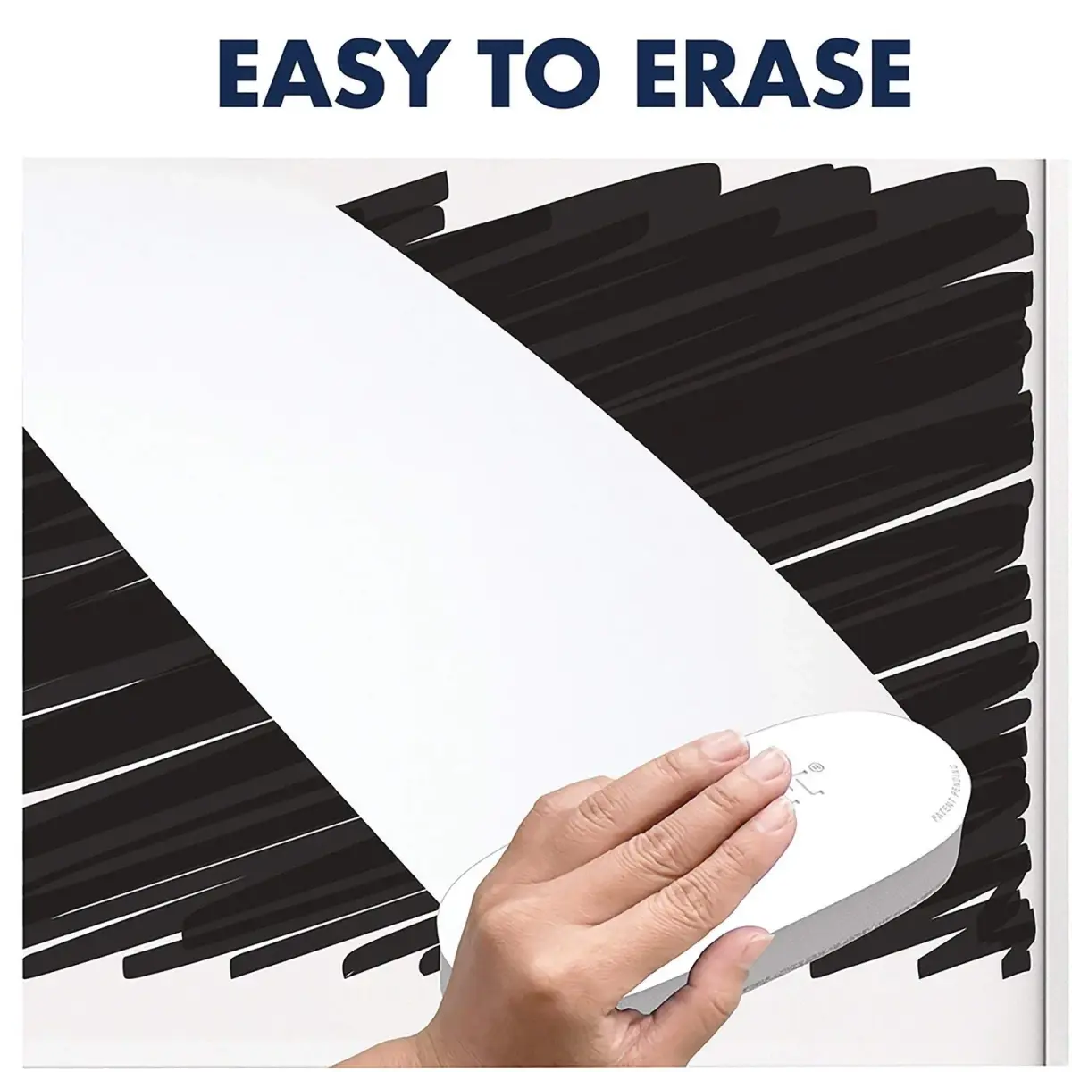 Quartet Max Clean Dry Erase Board Eraser 12.7cm x 5cm (5" x 2") | Dual Foam & Felt for Streak-Free Cleaning - view 3