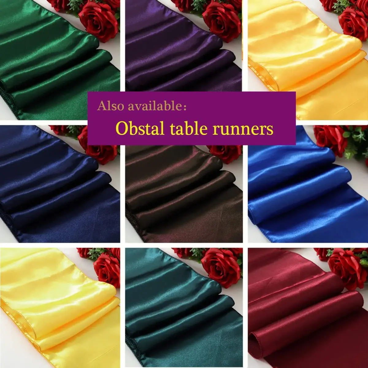 Obstal Black Polyester Table Cloth 152cm x 213cm | Stain & Water Resistant for Dining - view 8