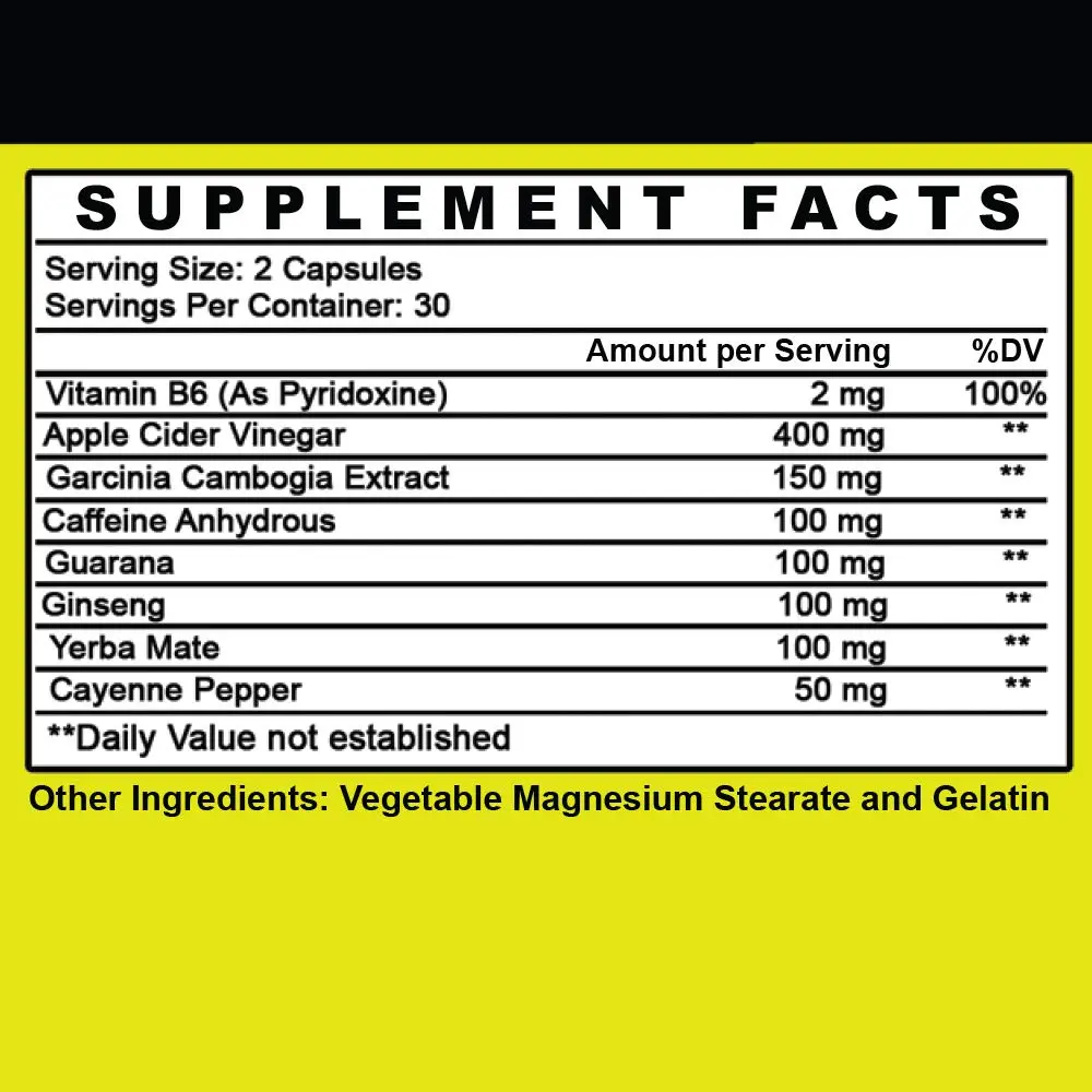 Angry Supplements Angry Energy Capsules 60 Count | All Natural Non-GMO Energy Booster for Focus & Stamina - view 4