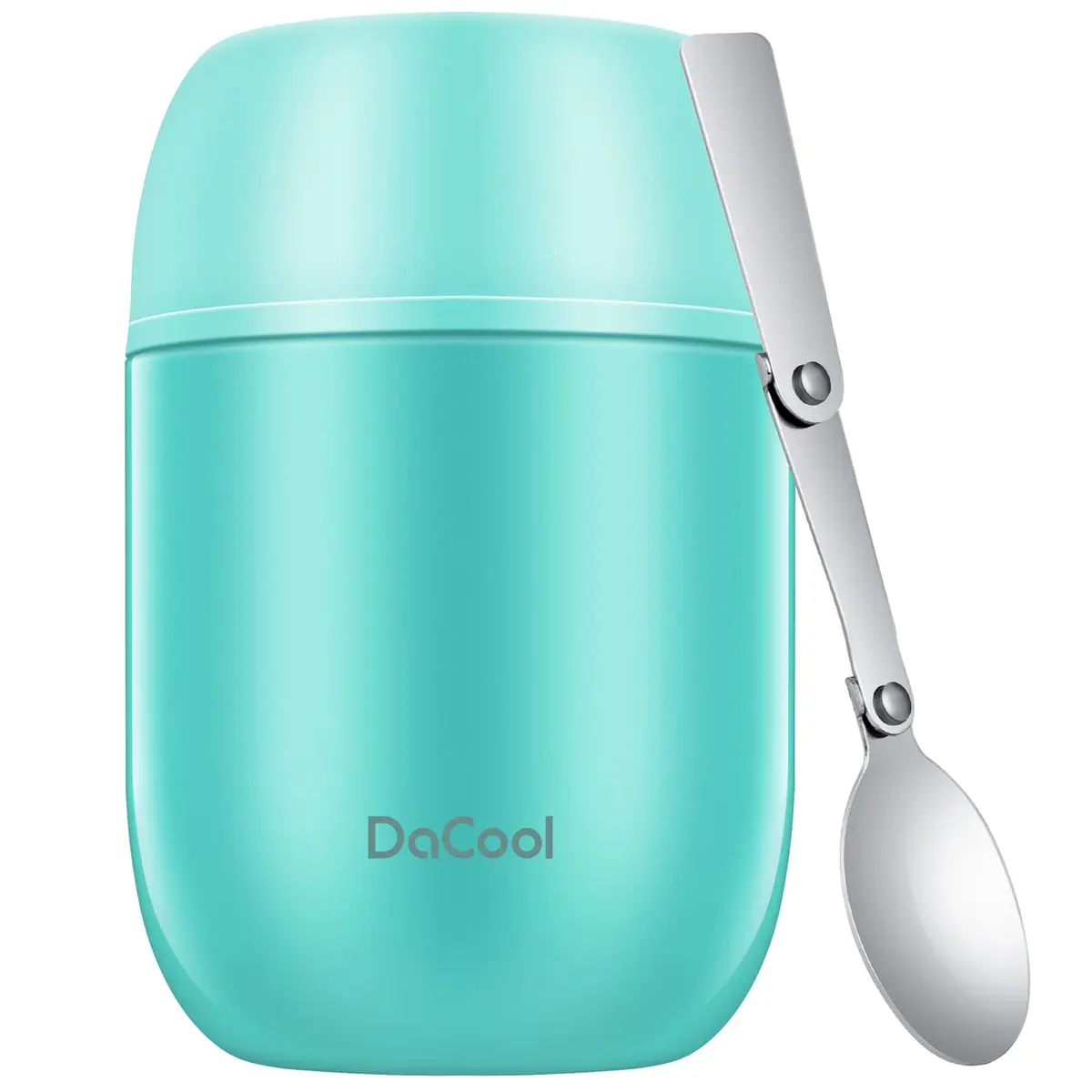 DaCool Food Thermo 16oz Vacuum Insulated Food Jar for Kids & Adults | Leakproof, Stainless Steel, Blue - main product image