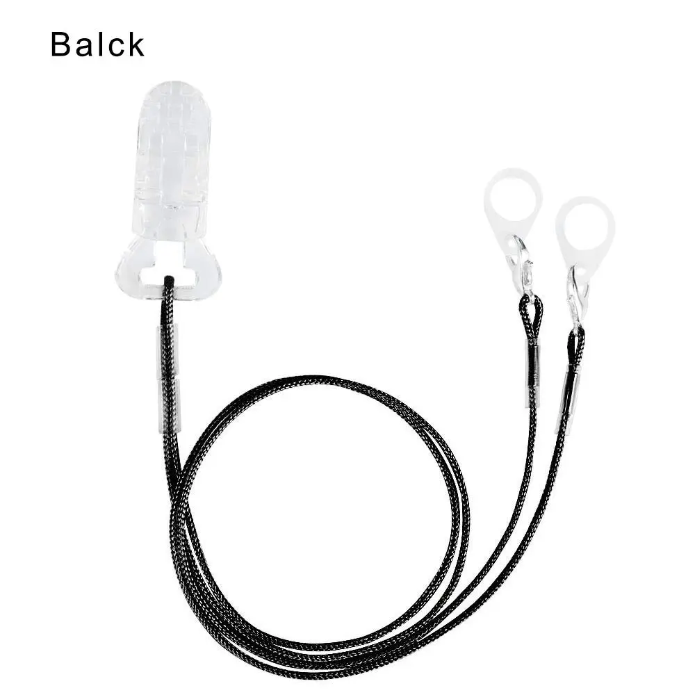 SOUNDLINK Hearing Aid Clip Black | Anti-Lost Lanyard Protector BTE Clip Holder for Adults Seniors - view 3
