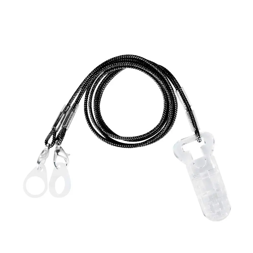 SOUNDLINK Hearing Aid Clip Black | Anti-Lost Lanyard Protector BTE Clip Holder for Adults Seniors - view 4