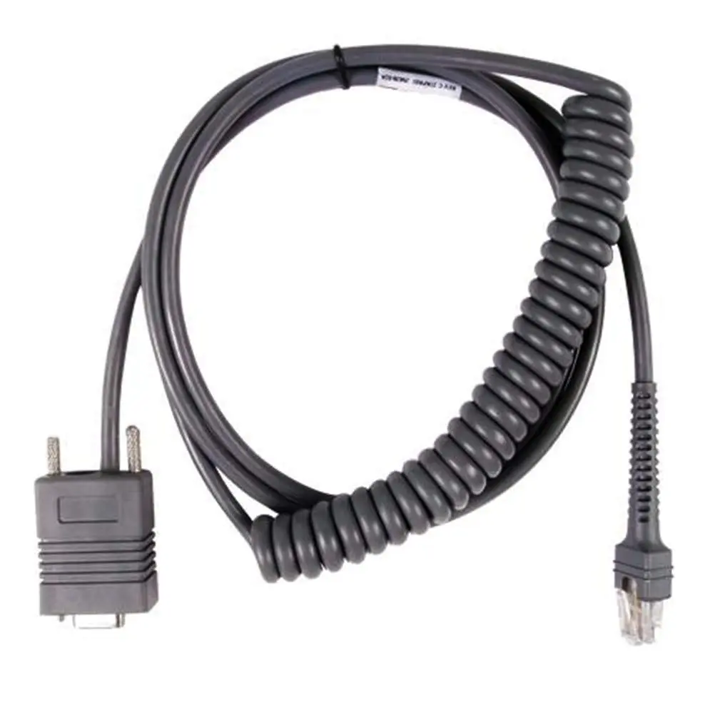 PARTSHE Compatible RS232 Serial Cable for Symbol Barcode Scanner LS2208 LS4208 LS4278 LS7708 LS9208 9ft | Replacement for CBA-R02-C09PAR - main product image