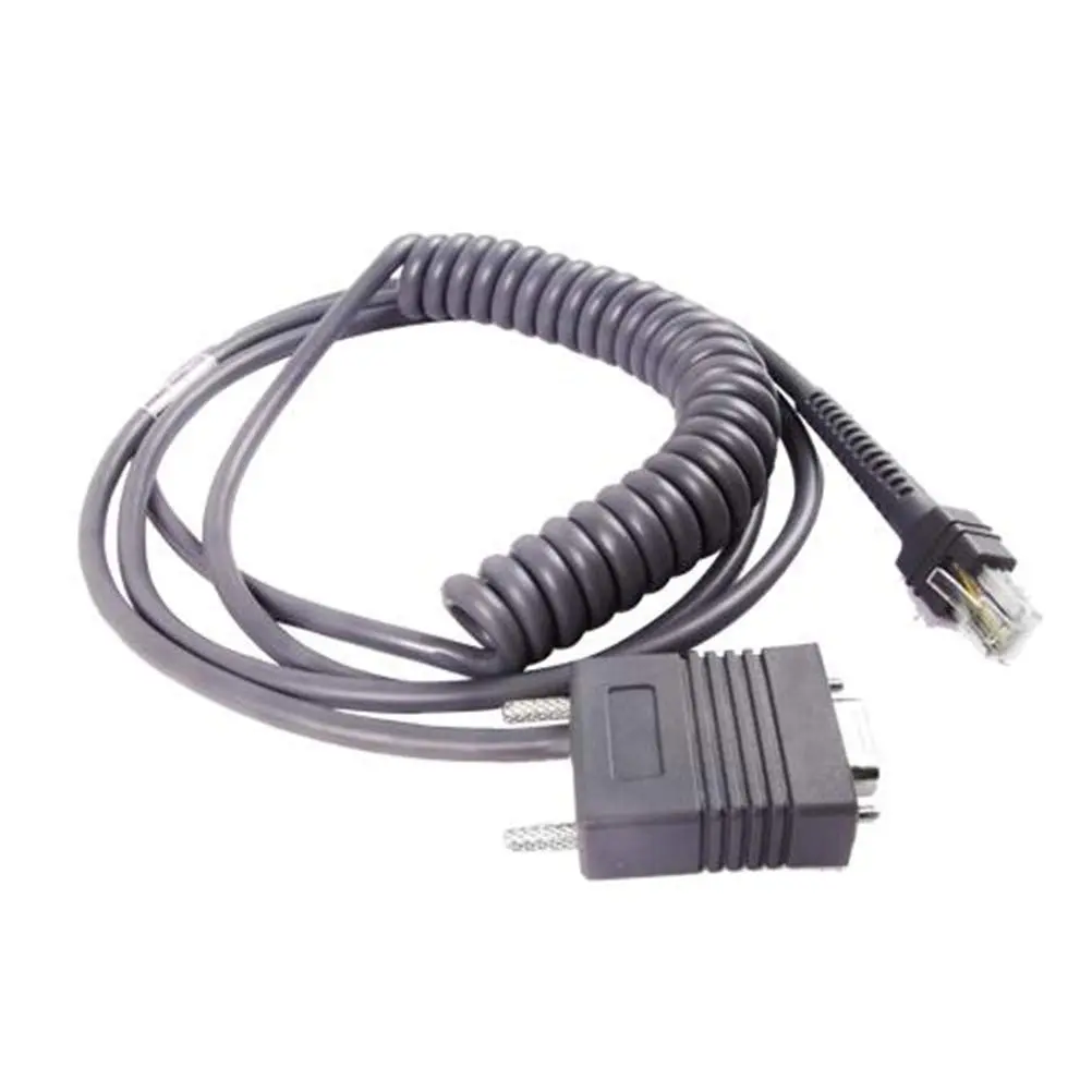 PARTSHE Compatible RS232 Serial Cable for Symbol Barcode Scanner LS2208 LS4208 LS4278 LS7708 LS9208 9ft | Replacement for CBA-R02-C09PAR - view 2